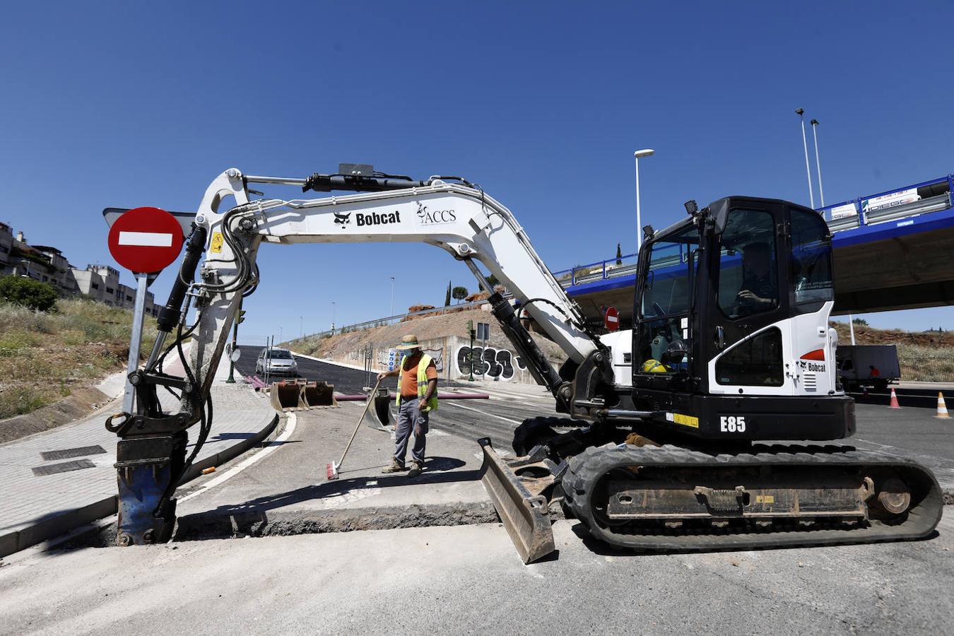 Las últimas obras del tramo municipal de la Ronda Norte de Córdoba, en imágenes