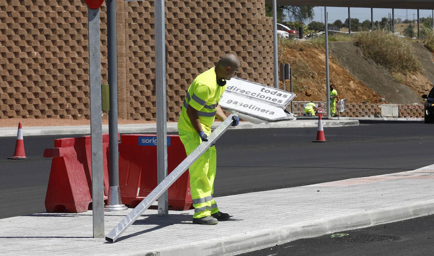 Las últimas obras del tramo municipal de la Ronda Norte de Córdoba, en imágenes