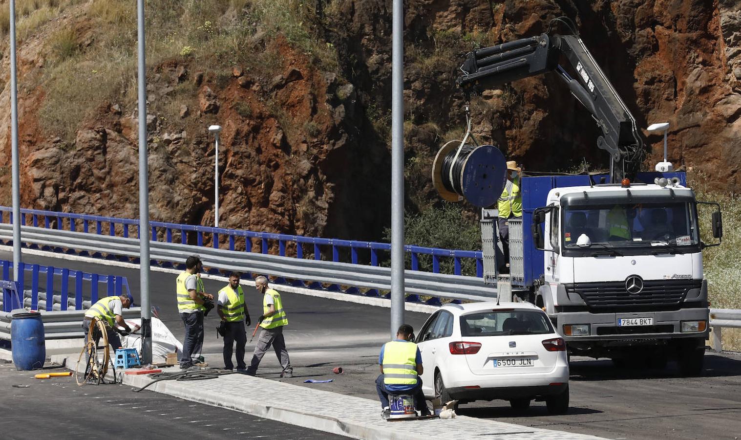 Las últimas obras del tramo municipal de la Ronda Norte de Córdoba, en imágenes