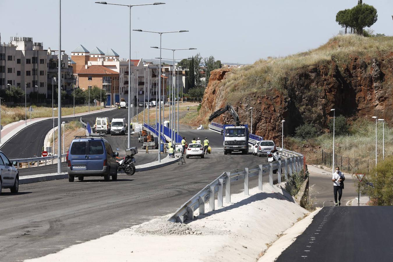 Las últimas obras del tramo municipal de la Ronda Norte de Córdoba, en imágenes