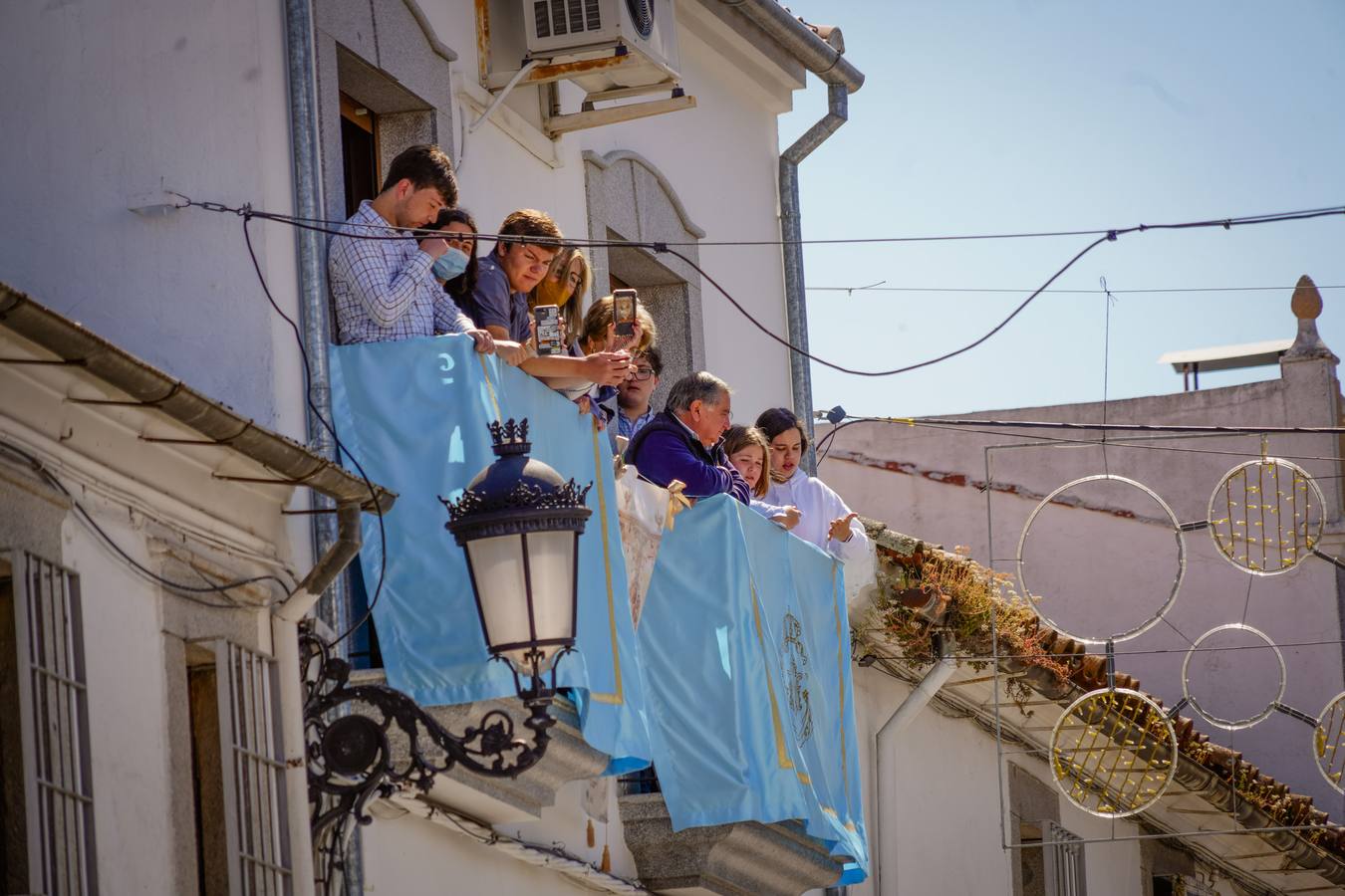 La llegada de la Virgen de Luna a Villanueva de Córdoba, en imágenes