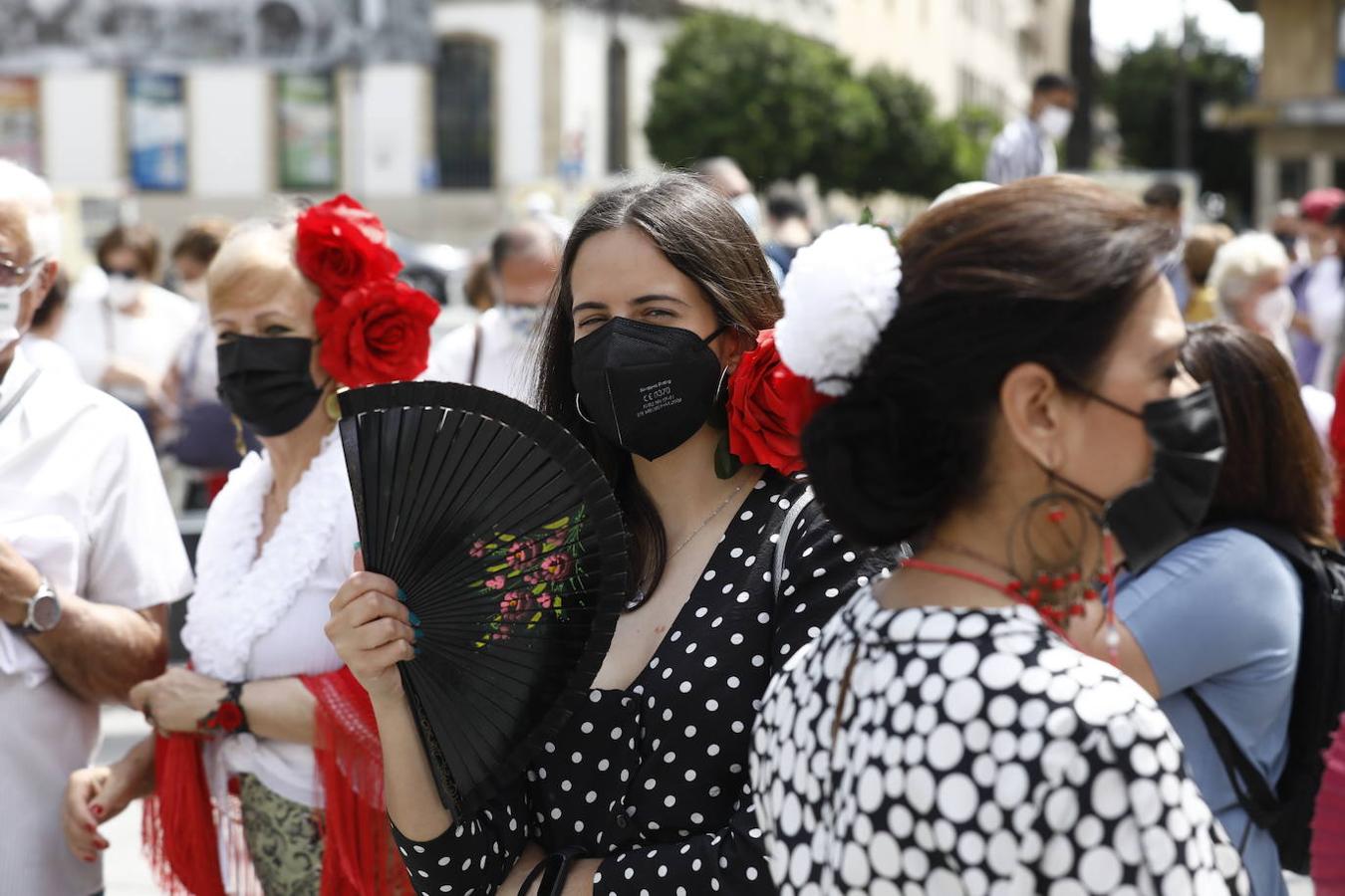 La concentración de mujeres de flamenca en Córdoba, en imágenes