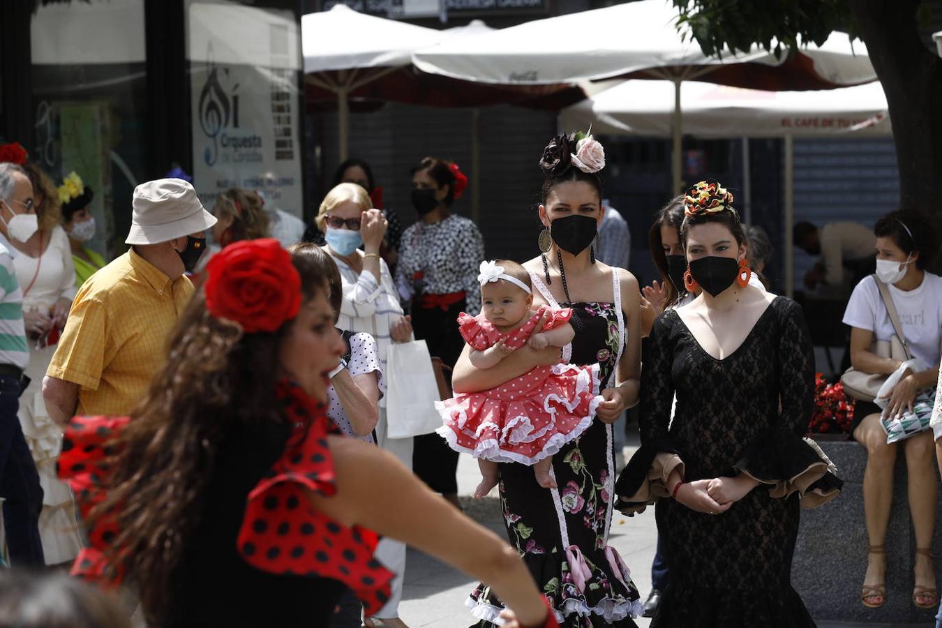 La concentración de mujeres de flamenca en Córdoba, en imágenes