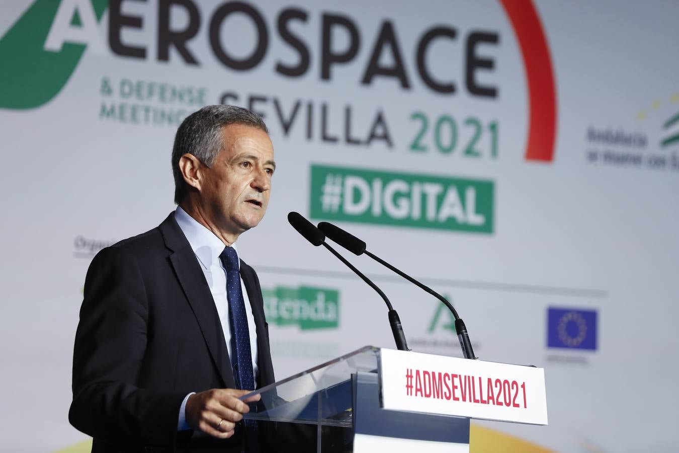 Juanma Moreno inaugura Aerospace and Defense Meetings-ADM Sevilla 2021