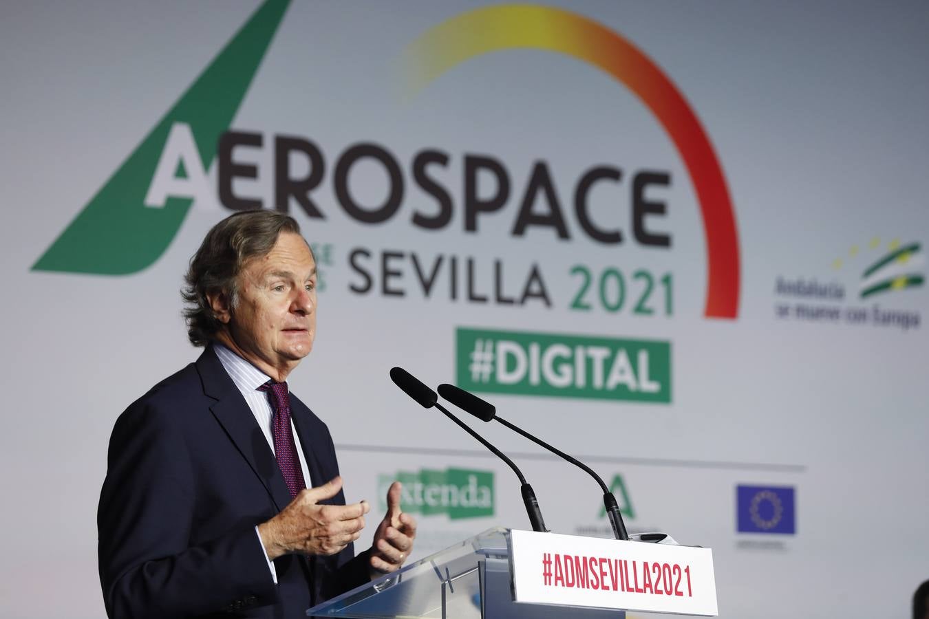 Juanma Moreno inaugura Aerospace and Defense Meetings-ADM Sevilla 2021