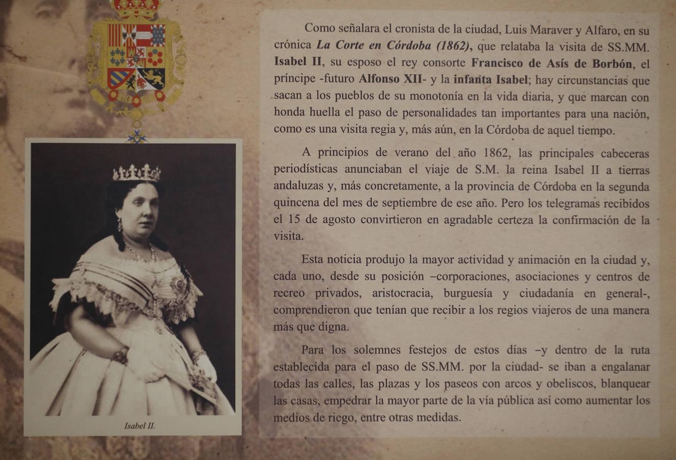 La exposición sobre la visita de Isabel II a Córdoba, en imágenes