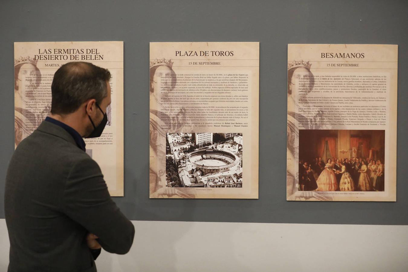 La exposición sobre la visita de Isabel II a Córdoba, en imágenes