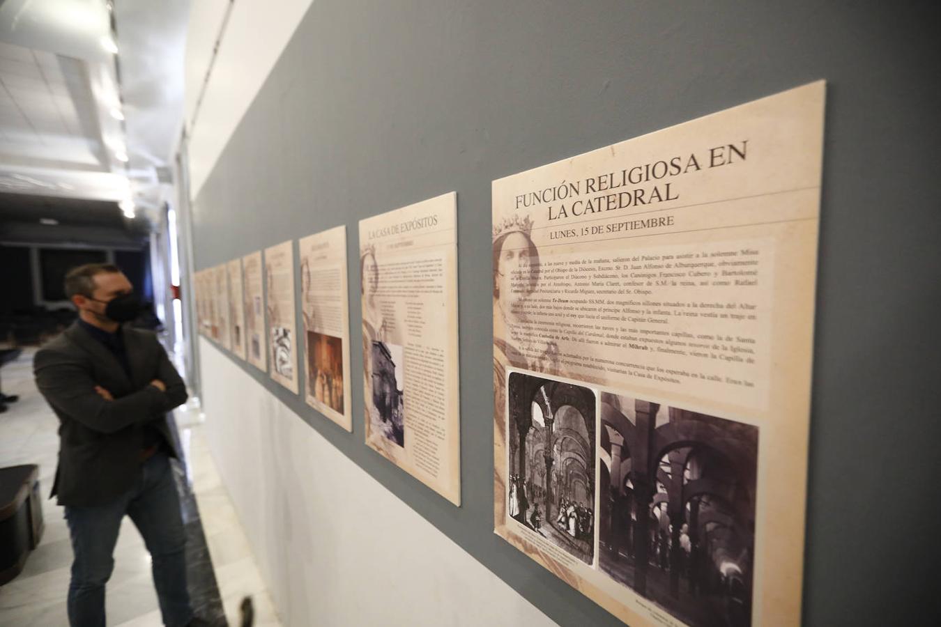 La exposición sobre la visita de Isabel II a Córdoba, en imágenes