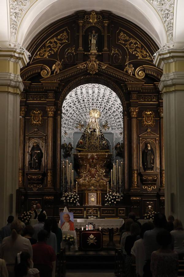 El acto con las reliquias de San Juan Pablo II en Córdoba, en imágenes