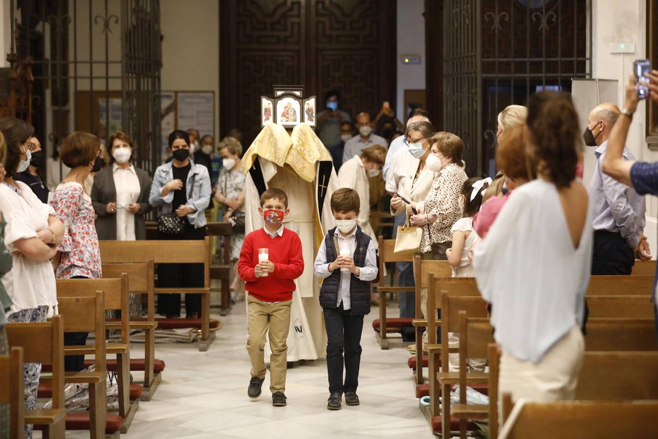 El acto con las reliquias de San Juan Pablo II en Córdoba, en imágenes