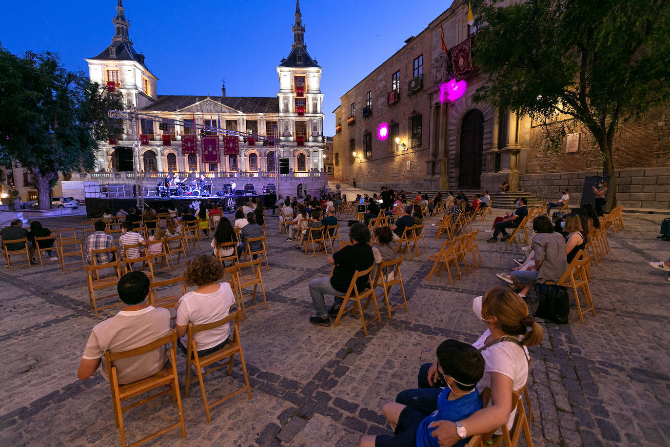 Los primeros conciertos del Corpus, en imágenes