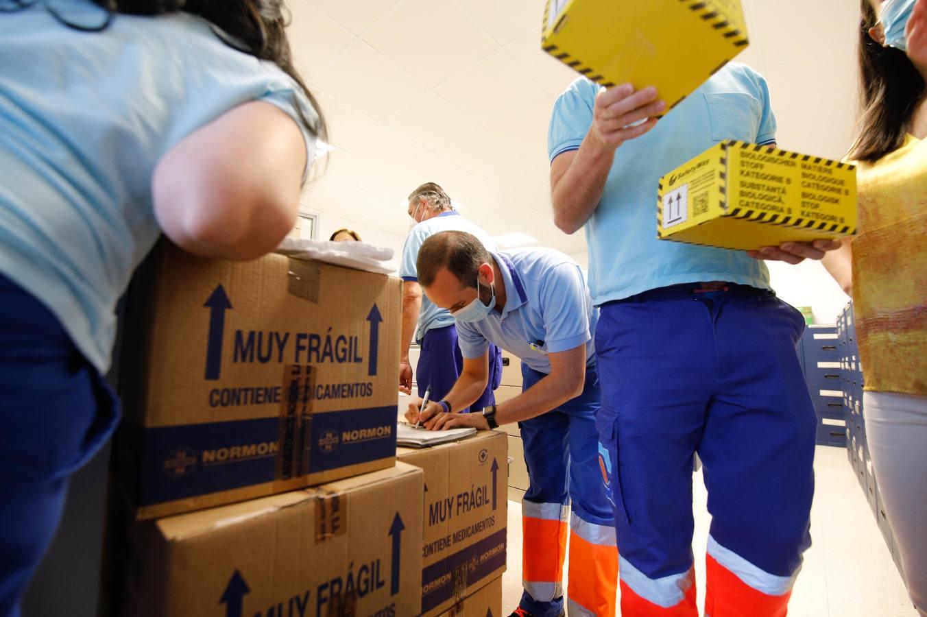 En imágenes, el &#039;viaje&#039; de la vacuna Covid en Córdoba