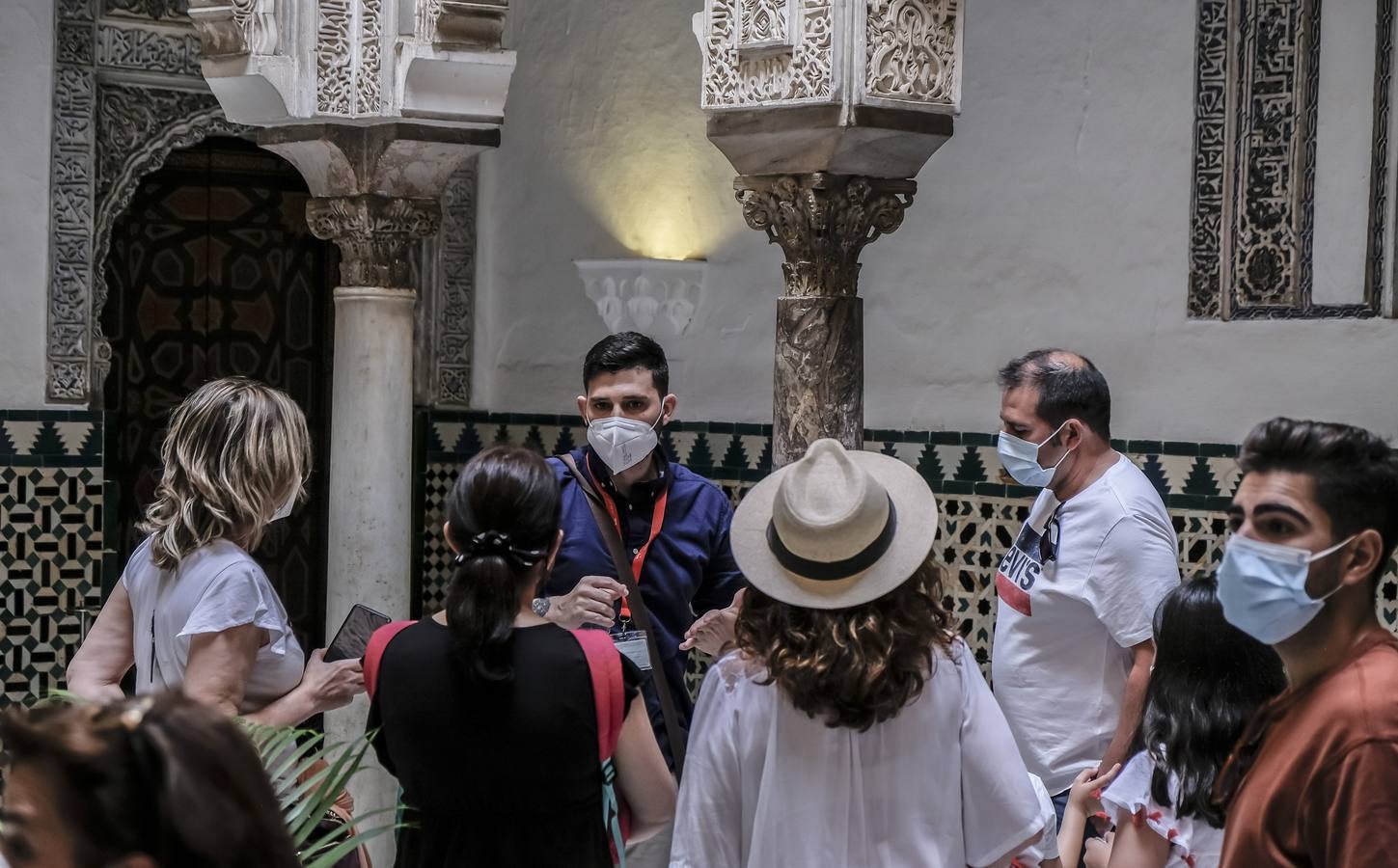 Los turistas vuelven a llenar el Real Alcázar de Sevilla