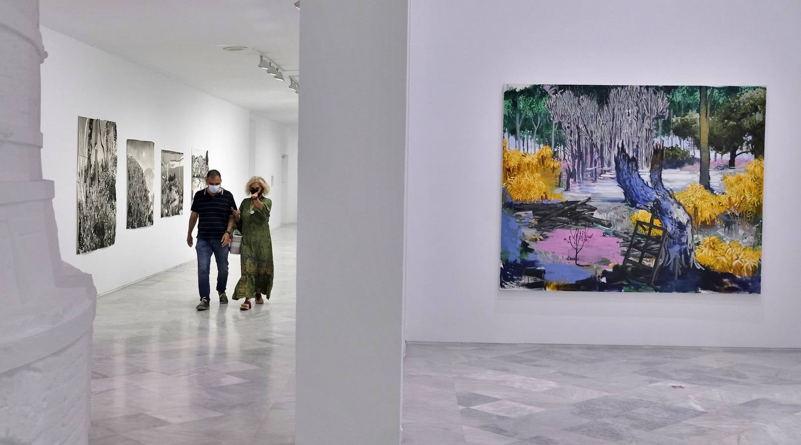 Inauguración de la muestra 'Experimentos con el paisaje' de Abraham Lacalle en el CAAC