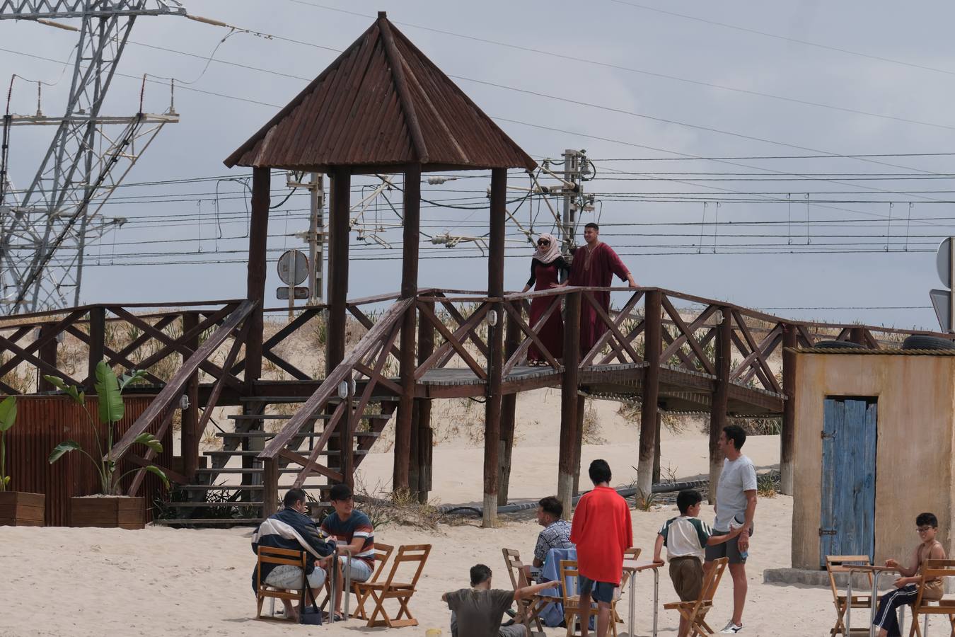 Fotos: Rodaje de &#039;La maniobra de la tortuga&#039; en la playa de Cortadura de Cádiz