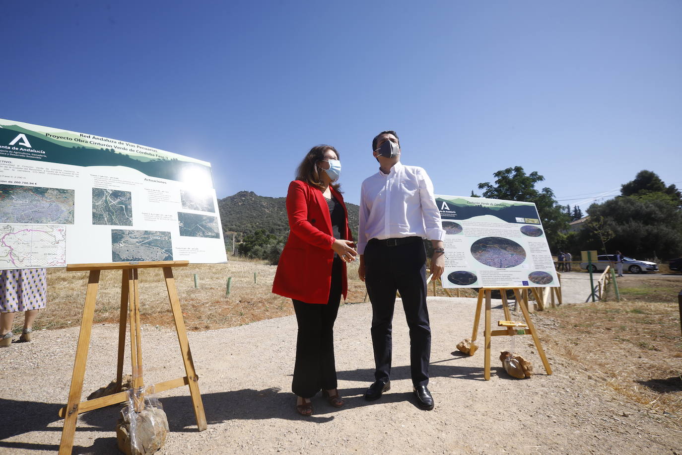 La inauguración de la primera fase del Cinturón Verde de Córdoba, en imágenes