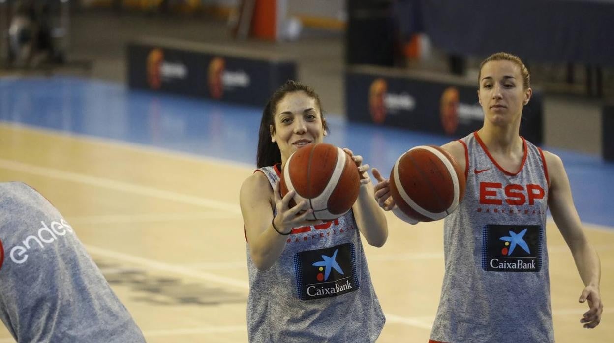 El entrenamiento de España de baloncesto en Córdoba, en imágenes