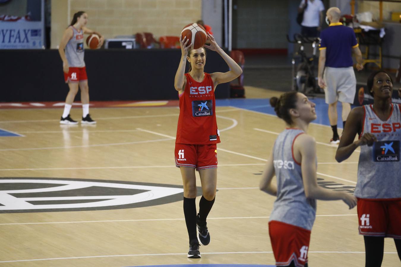 El entrenamiento de España de baloncesto en Córdoba, en imágenes