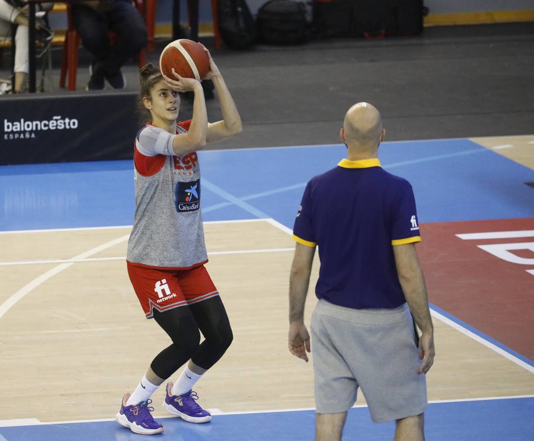 El entrenamiento de España de baloncesto en Córdoba, en imágenes