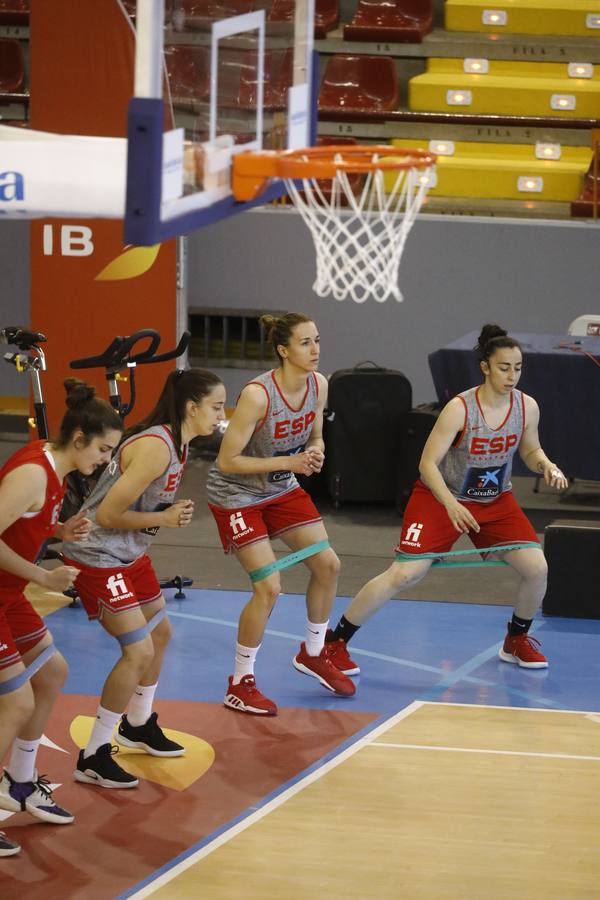 El entrenamiento de España de baloncesto en Córdoba, en imágenes