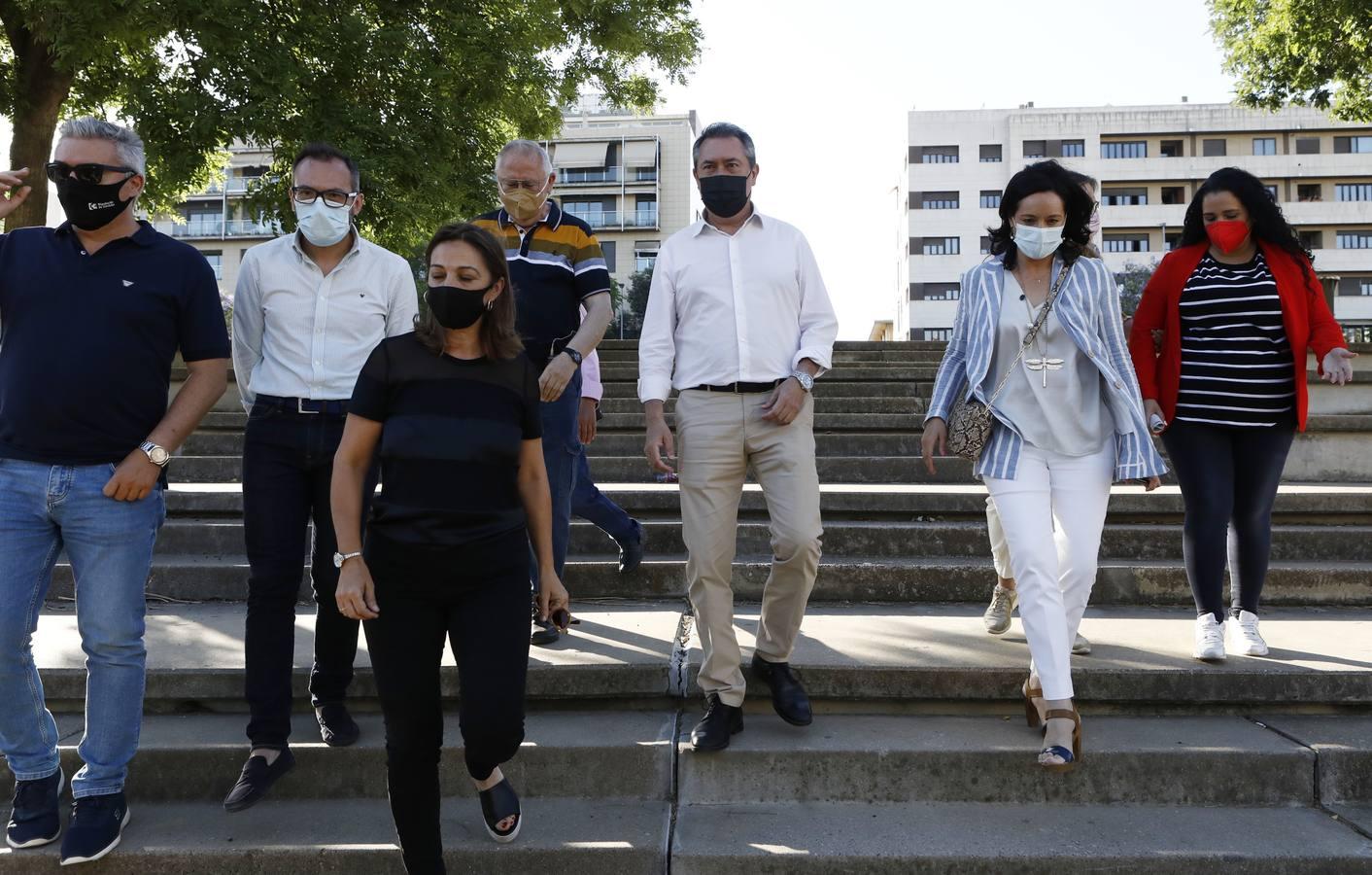 El acto de Juan Espadas en Córdoba, en imágenes