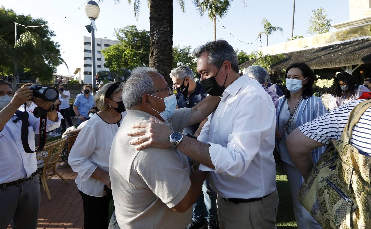 El acto de Juan Espadas en Córdoba, en imágenes