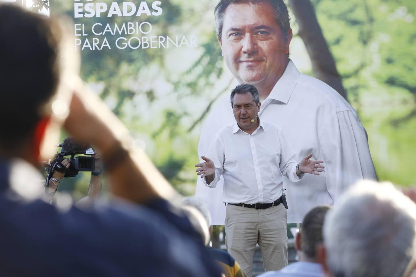 El acto de Juan Espadas en Córdoba, en imágenes