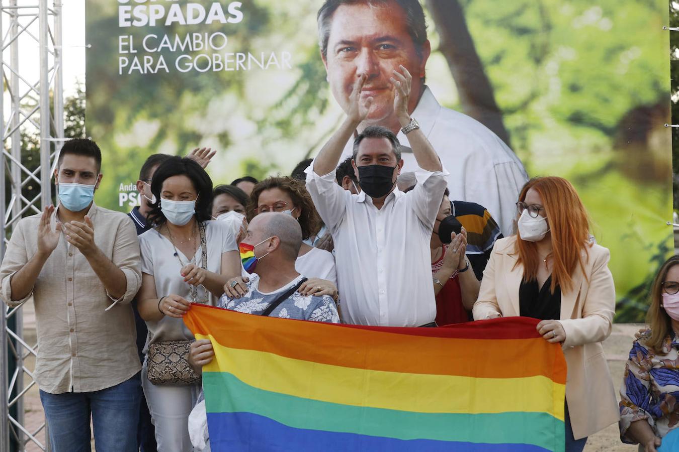 El acto de Juan Espadas en Córdoba, en imágenes