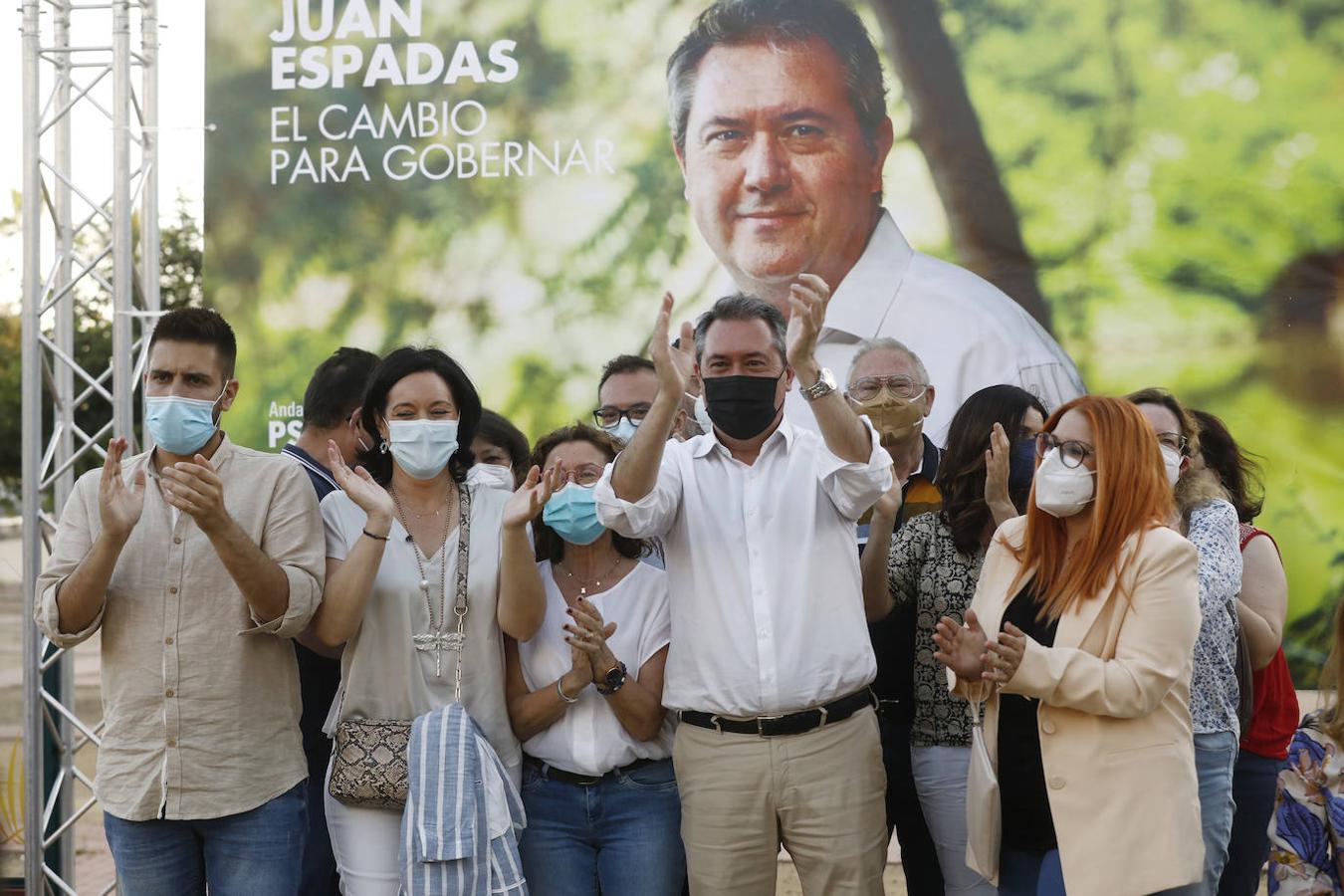 El acto de Juan Espadas en Córdoba, en imágenes