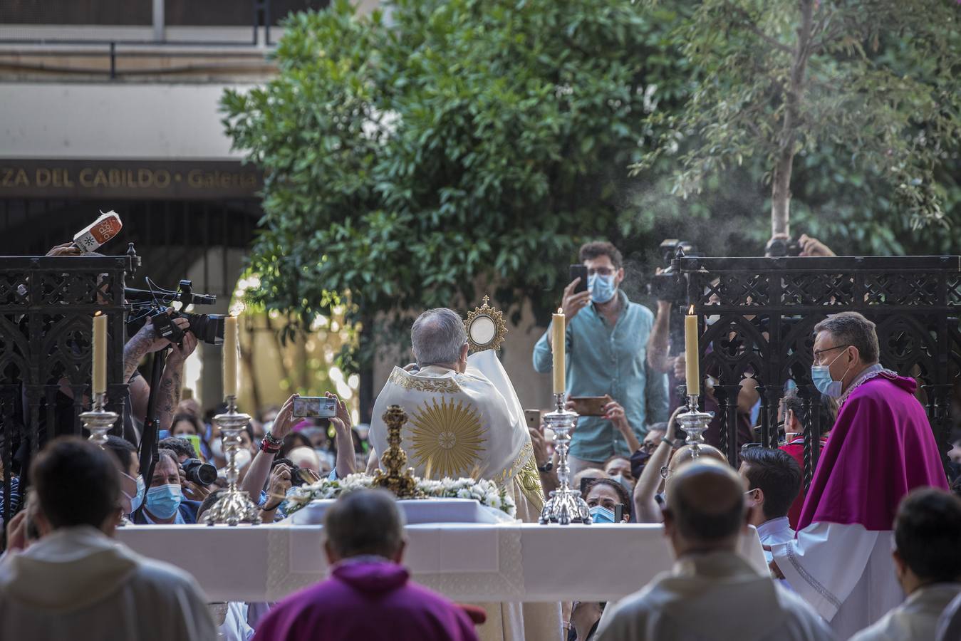 Celebración del Corpus Christi en Sevilla
