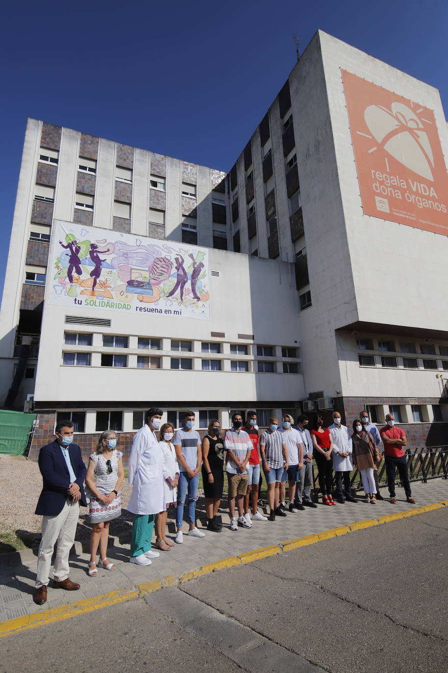 El mural de internos del Centro de Menores para los donantes de órganos de Córdoba, en imágenes