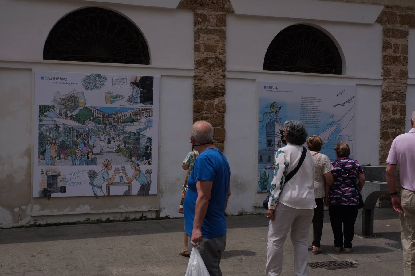 Inauguración de la exposición ‘Cádiz a los cuatro vientos’ en el Mercado Central