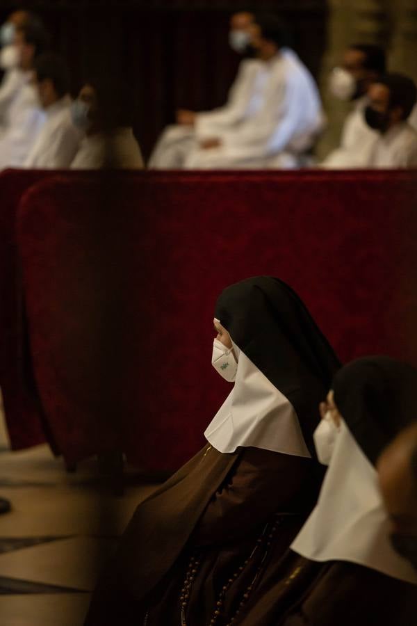 Misa solemne de despedida de monseñor Asenjo en la Catedral de Sevilla