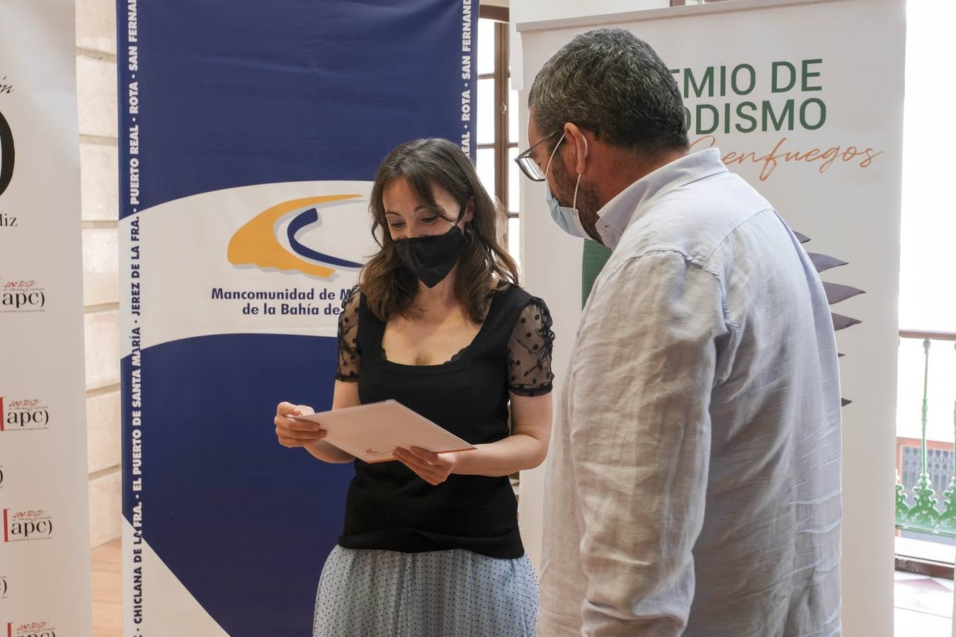 Fotos: Entrega del premio Beatriz Cienfuegos en la Asociación de la Prensa de Cádiz