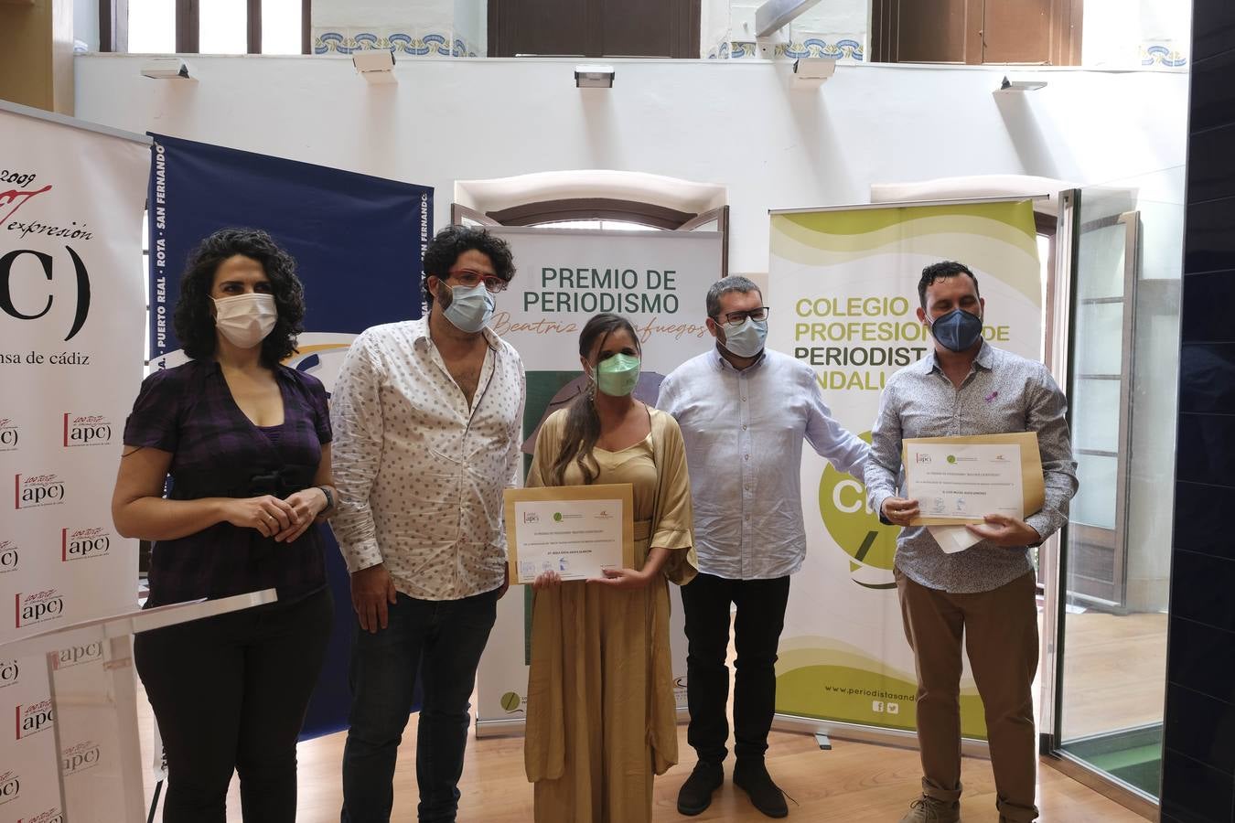 Fotos: Entrega del premio Beatriz Cienfuegos en la Asociación de la Prensa de Cádiz