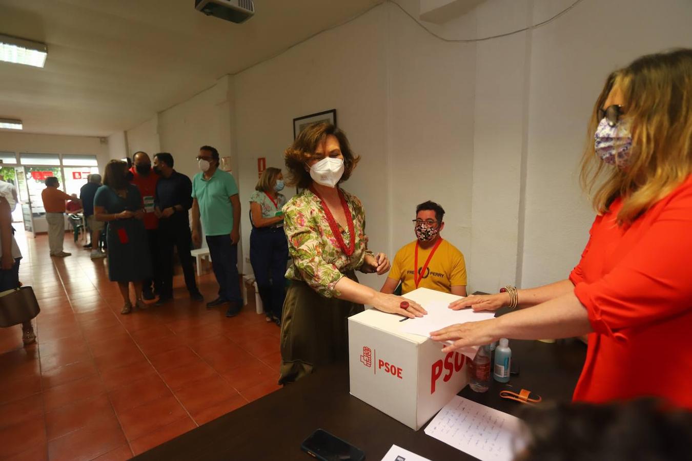 La votación de las primarias del PSOE de Andalucía en Córdoba, en imágenes