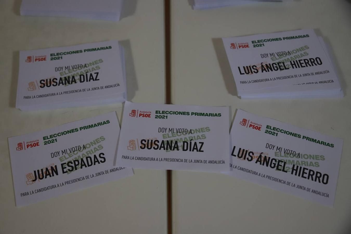 La votación de las primarias del PSOE de Andalucía en Córdoba, en imágenes