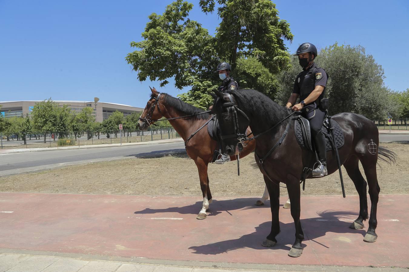 Sevilla se blinda para la Eurocopa 2020: el dispositivo policial, en imágenes