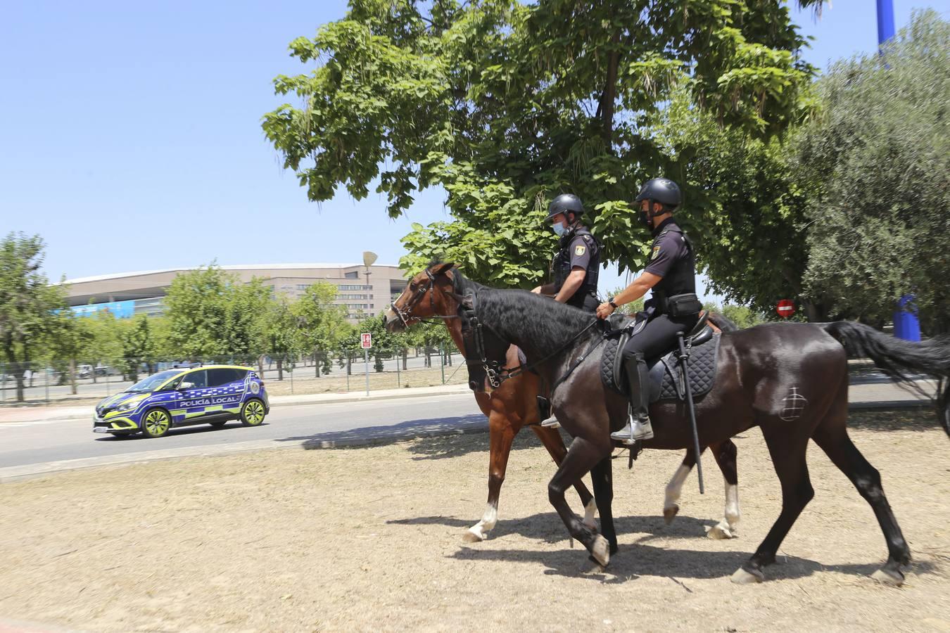 Sevilla se blinda para la Eurocopa 2020: el dispositivo policial, en imágenes