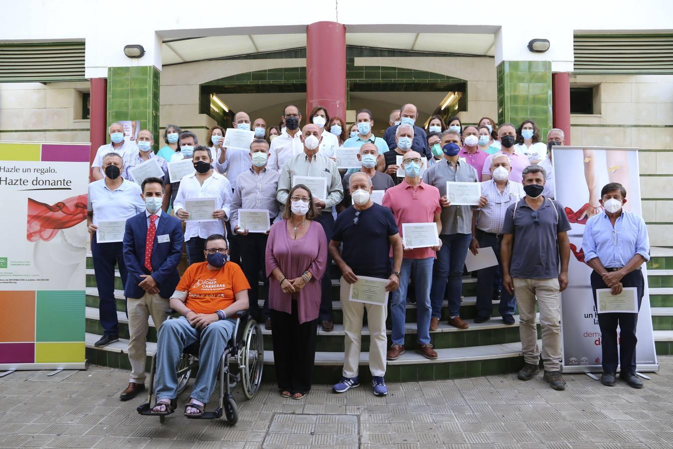 Homenaje en Sevilla a los donantes, ejemplos de generosidad y vida