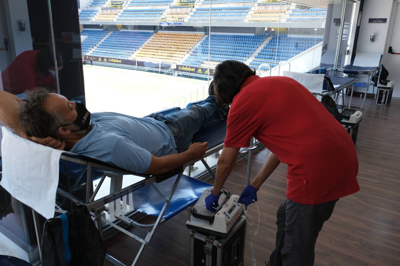 Fotos: Donación de sangre en el Estadio Carranza