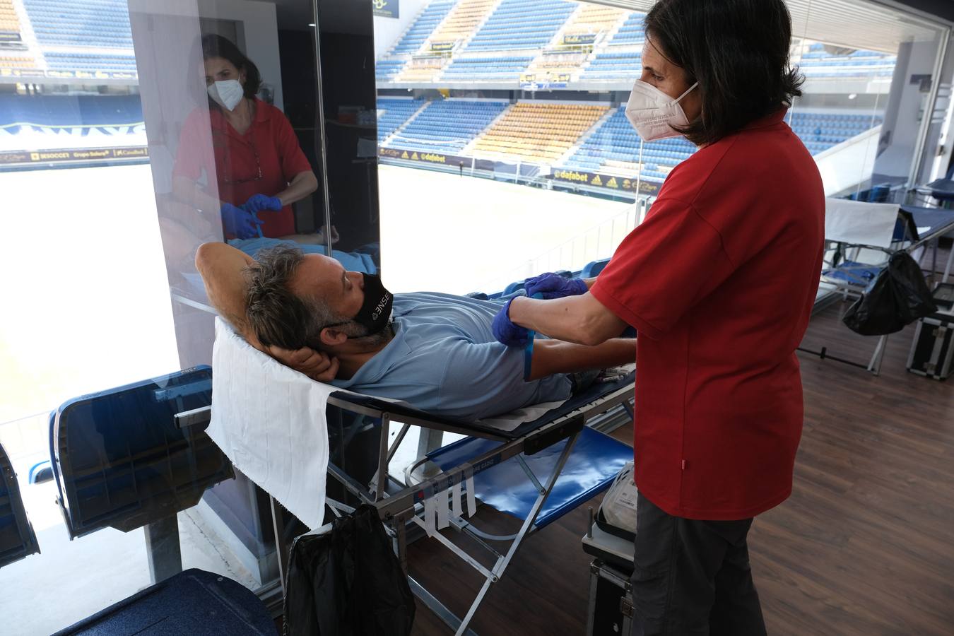 Fotos: Donación de sangre en el Estadio Carranza