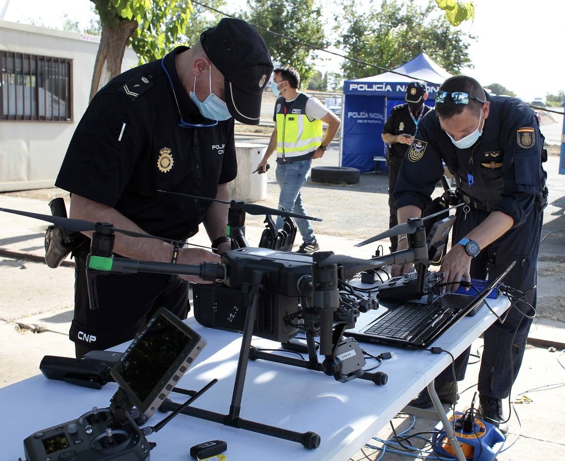 Los drones y antidrones de la Eurocopa en Sevilla