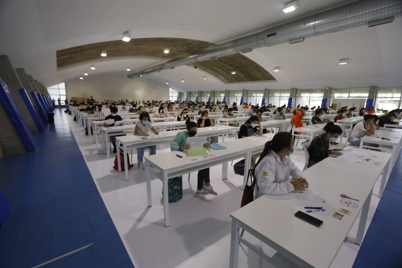 Selectividad 2021 Sevilla: las medidas anticovid marcan el primer día de exámenes en la UPO