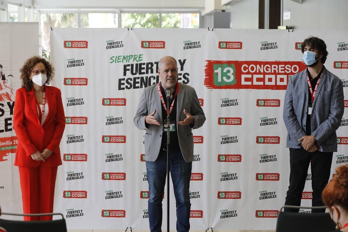 En imágenes, el congreso regional del sindicato CCOO en Sevilla