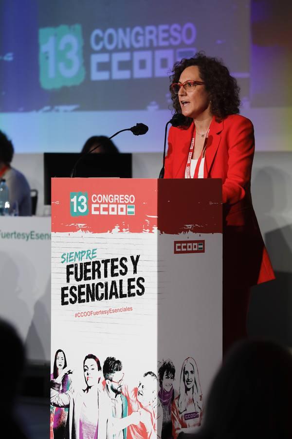 En imágenes, el congreso regional del sindicato CCOO en Sevilla