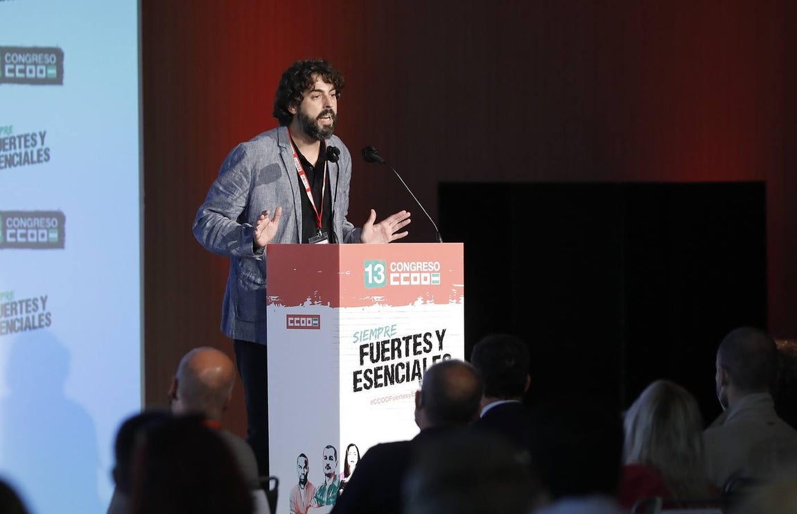 En imágenes, el congreso regional del sindicato CCOO en Sevilla