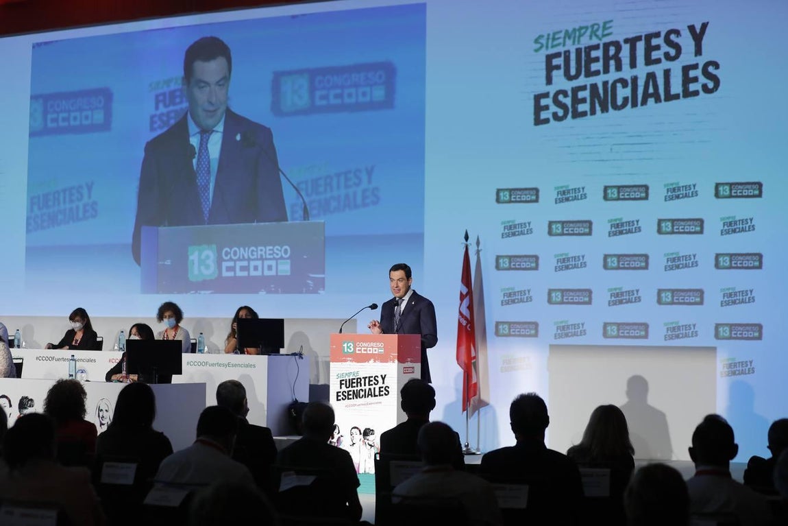 En imágenes, el congreso regional del sindicato CCOO en Sevilla