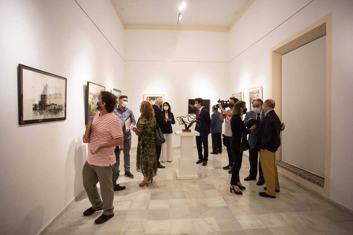 Entrega de los premios en la Real Academia de Bellas Artes de Santa Isabel de Hungría en Sevilla.