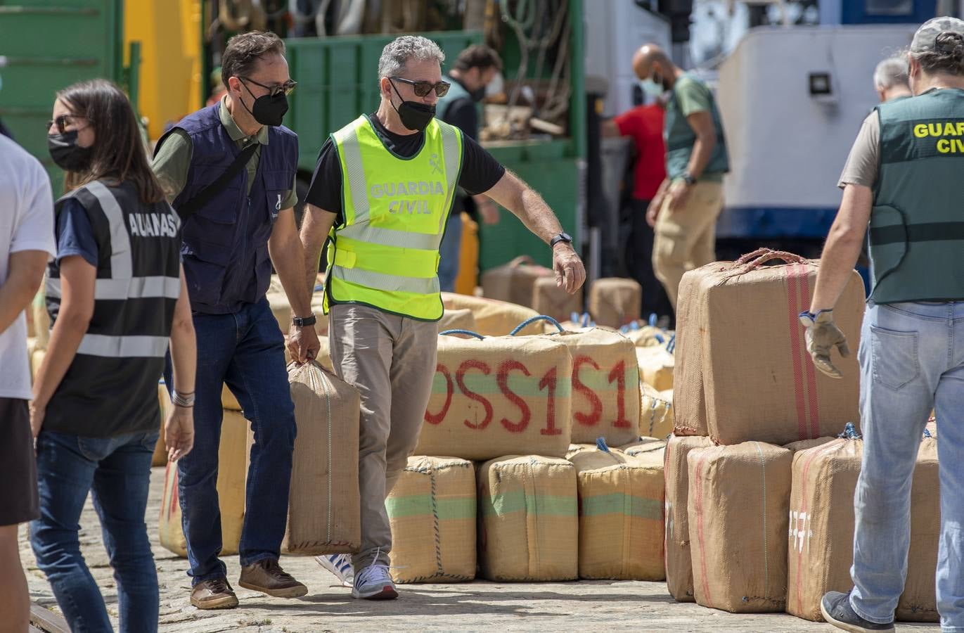 Incautan un importante alijo de droga en Huelva